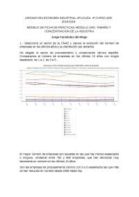 Economía industrial aplicada, UCM, 4º ADE