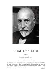 Pirandello testo critico