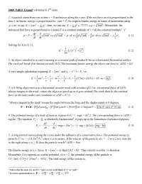 Physics 1 with Calculus - Solved Exam | Exams Physics | Docsity
