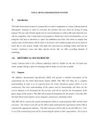 Hotel reservation system
