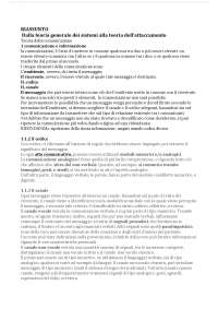 Dalla teoria generale dei sistemi alla teoria dell'attacamento