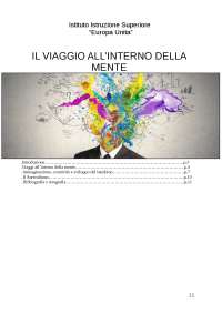 tesina di maturità sul viaggio all'interno della mente