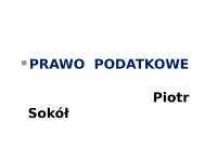 Prawo podatkowe FRIU III rok
