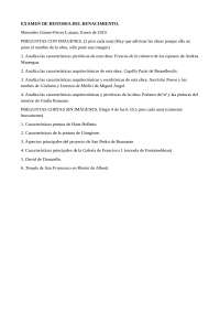 Examen de Renacimiento. Mercedes Gómez-Ferrer. Enero de 2019.