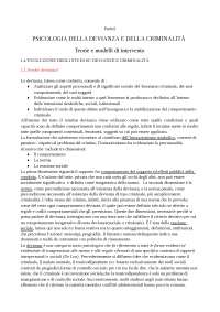 Patrizi PSICOLOGIA DELLA DEVIANZA E DELLA CRIMINALITÀ Teorie e modelli di intervento