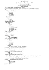 Console-based Library Management System: Design and Implementation