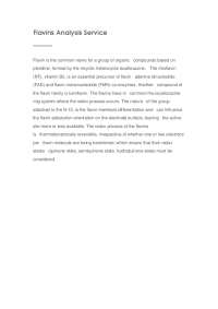 Flavins: Structure, Function, and Metabolism of B Vitamin Co-Factors