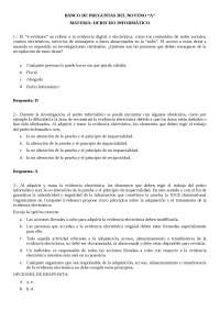 Banco de Preguntas de Derecho Informático