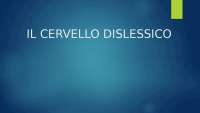 il cervello dislessico