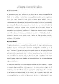 Autoritarismo y totalitarismo
