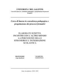 Analisi dell'Integrazione Scolastica degli Alunni Stranieri in Puglia