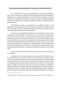Teorias sobre el origen del poder politico suarez rousseau