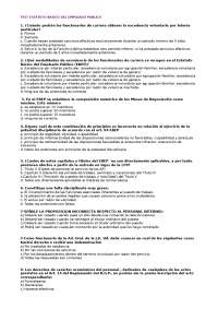 PREGUNTAS TIPO TEST SOBRE TEXTO REFUNDIDO EL EBEP