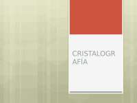 CRISTAOGRAFÍA Y SU RELACIÓN CON OTRAS CIENCIAS