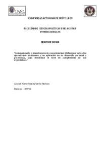 Ensayo servicio social