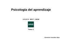 Diapositivas Aprendizaje UNED - TEMA 1