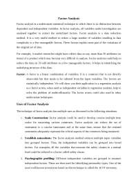 Understanding Factor Analysis: Techniques, Uses, and Types