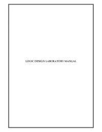 Lab manual for logic design
