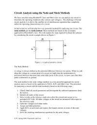 Guide Nodal analysis