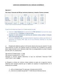 Ejercicios resueltos de los Temas 1 y 2 de Análisis del entorno económico