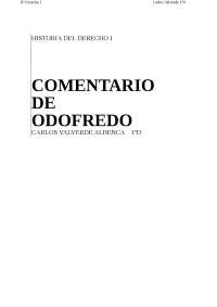 practica odofredo historia