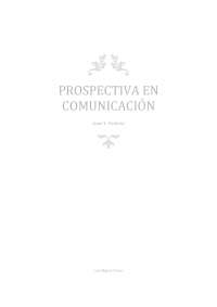 PROSPECTIVA EN COMUNICACIÓN