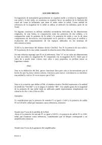 Explicación de niveles de potencia, decibeles y decibeles referidos a milivatios