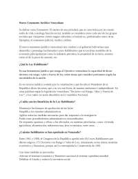 Nuevo Estamento judicial venezolano