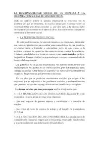 La responsabilidad social de la empresa