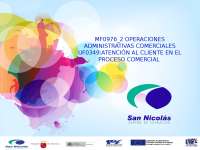 ATENCION AL CLIENTE EN EL PROCESO COMERCIAL  PARTE III IV Y V