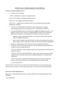 Diritto Sportivo unipa