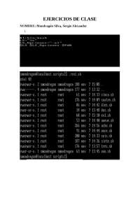 EJERCICIOS RESUELTOS DE PROGRMACION EN LINUX - Docsity
