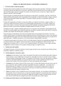 Temas 1 y 2 procesal penal - Docsity