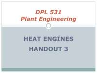 Heat Engines: Thermodynamics and Practical Applications