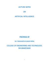Artificial intelligence - Docsity