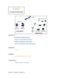 VSAT   LOS ELEMENTOS DE COMUNICACION SATELITAL