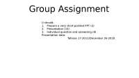 Group Assignment on Secure Networks and Related Topics