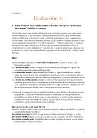 Sociología de la desviación.