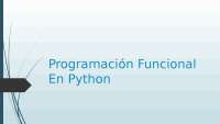 Programacion funcional Python - Docsity