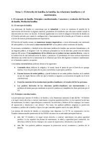 Derecho de Familia: Análisis del Matrimonio y Régimen Económico Matrimonial
