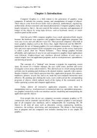 Computer graphics notes BCA/BIT - Docsity