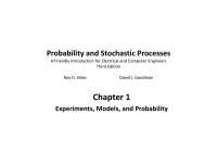 Probability and Stochastic Processes chapter1