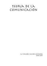 teoria de la Comunicación UCM Comunicación Audiovisual