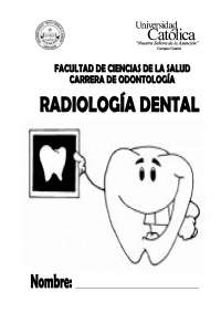 Cuadernillo de Radiología Dental