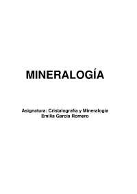 Apuntes Mineralogia I de 2º de Geológicas en la UCM