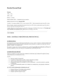 Derecho Procesal Penal 2018-19