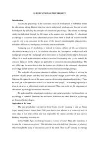Educational Psychology: An Introduction to the Study of Learning and Development