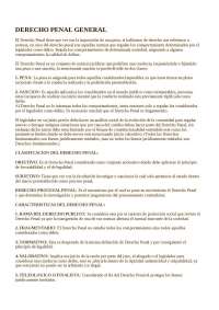 Introducción al Derecho Penal General: Conceptos Fundamentales y Clasificación