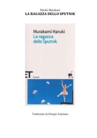 La ragazza dello Sputnik - Docsity