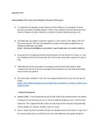 Consumer behaviour of shampoo